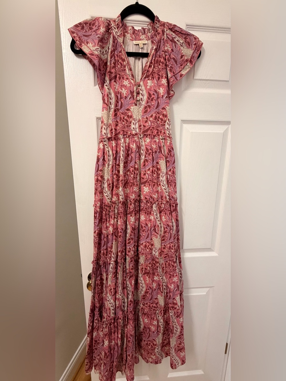 Anna Cate Tiered Maxi, EUC, XS